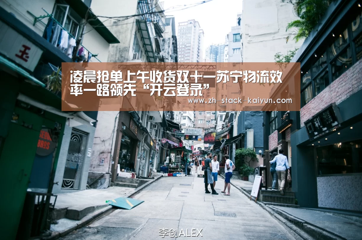 凌晨抢单上午收货双十一苏宁物流效率一路领先“开云登录”(图2) 开元棋牌官网